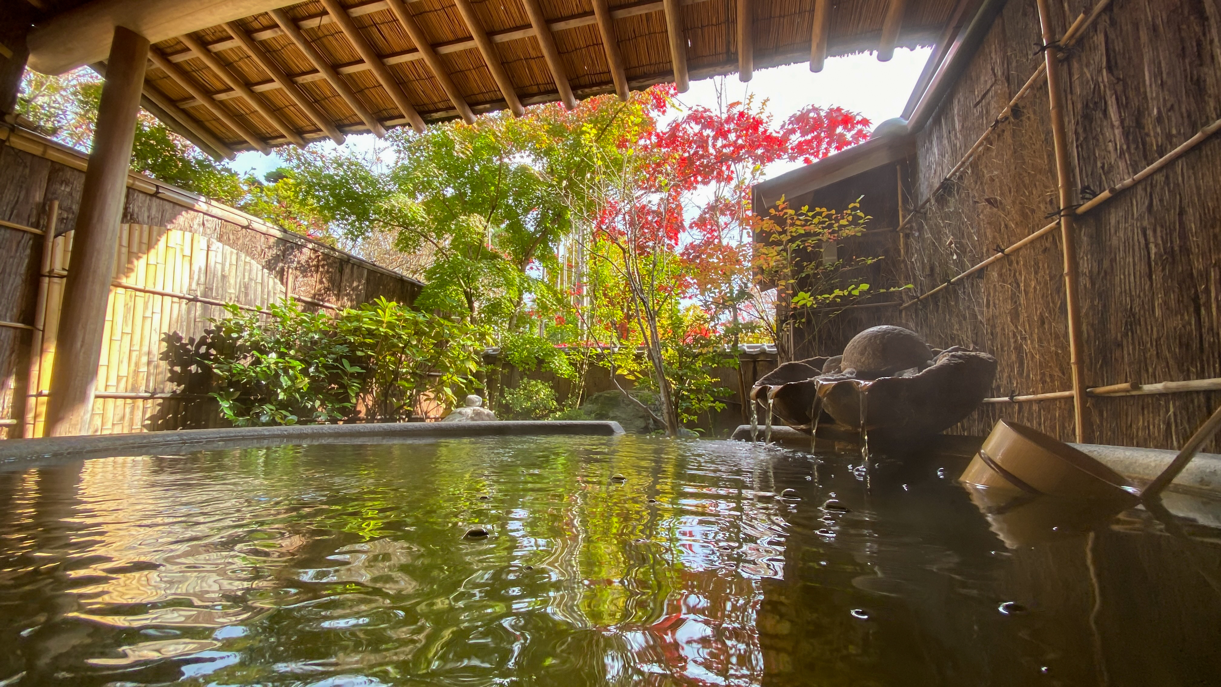 玉川温泉の露天風呂